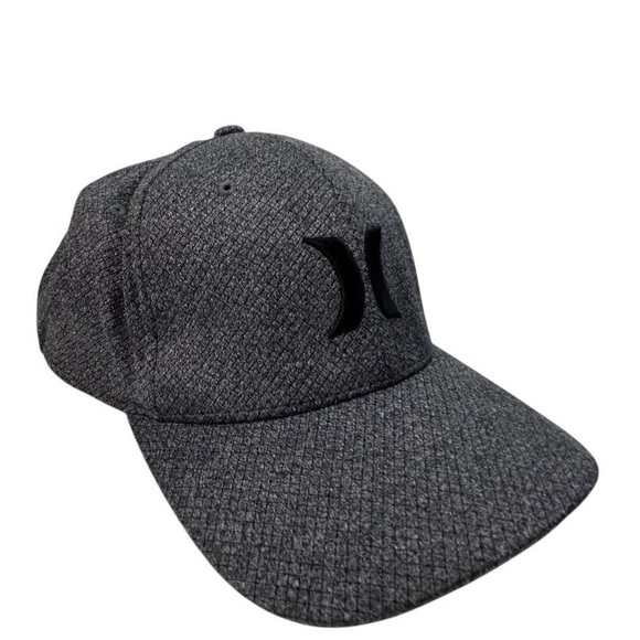 Hurley Men's Icon Flexfit Hat L-XL Dark Gray Heather Casual Cap - Picture 4 of 9